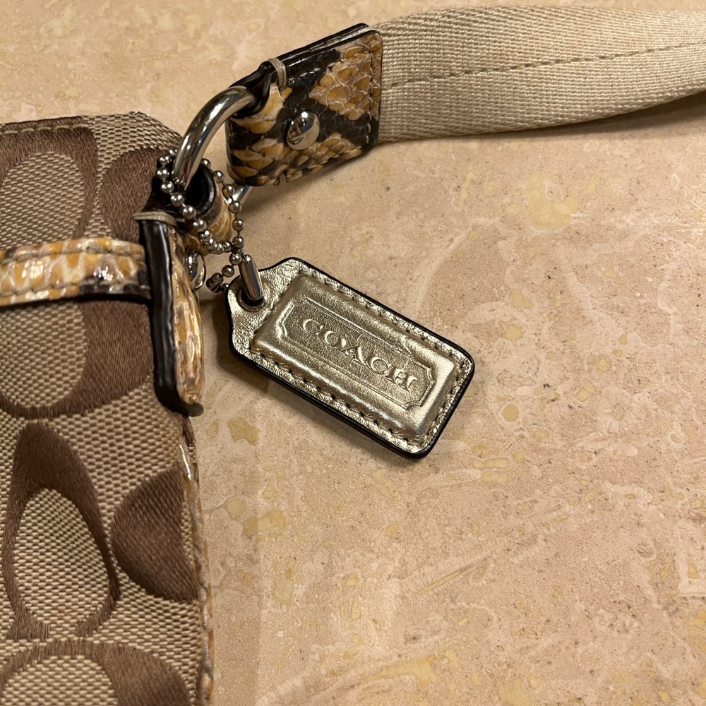 Coach Sutton Signature Python Crossbody - image 2